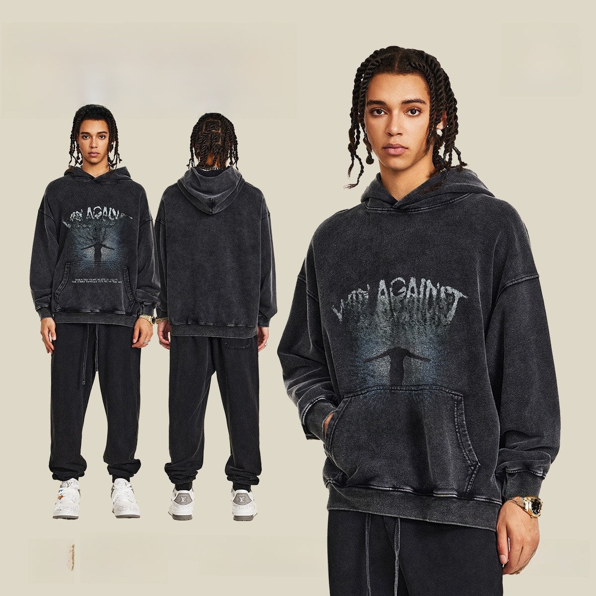 Hooded Velvet Thickened Hoodie