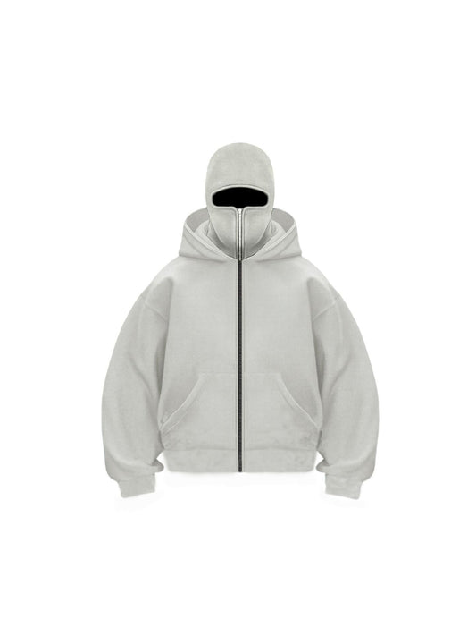 Hooded zipper hoodie jacket
