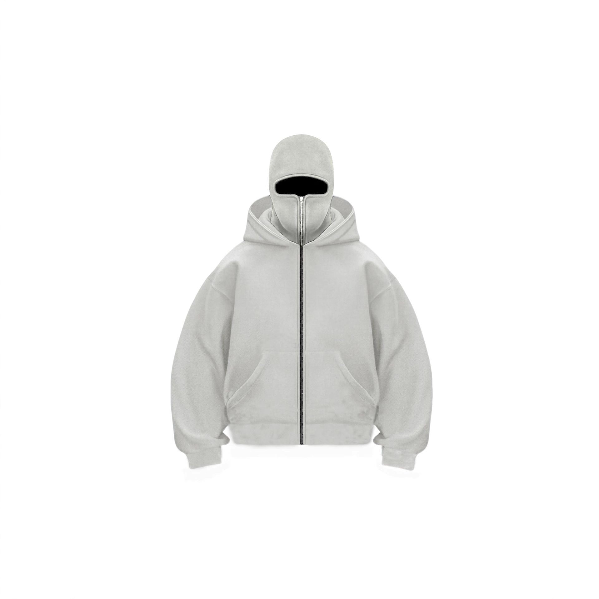 Hooded zipper hoodie jacket