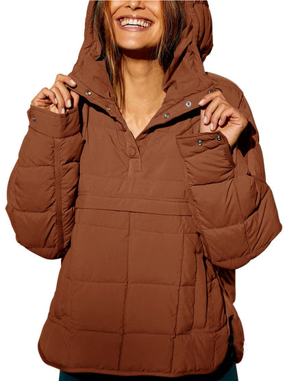 Hooded Zipper Jacket for Women