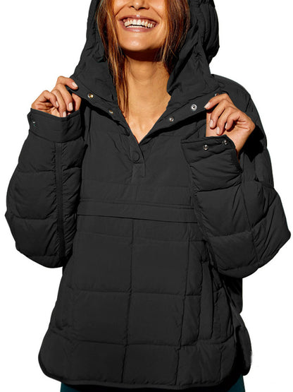 Hooded Zipper Jacket for Women