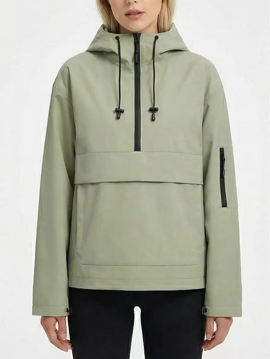 Hooded Zipper Jacket