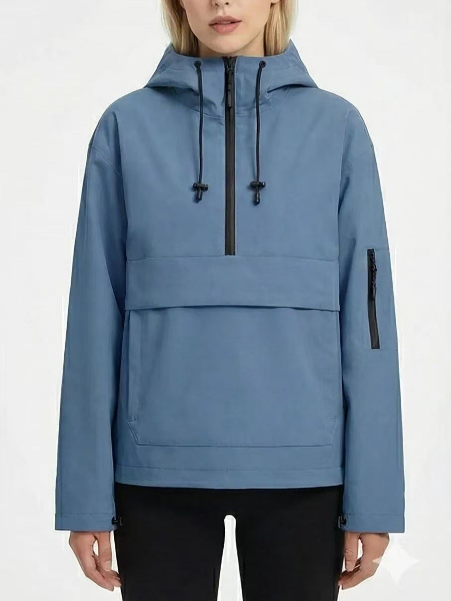 Hooded Zipper Jacket