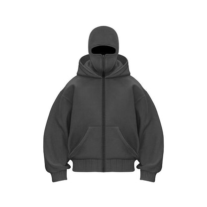 Hooded Zipper Sweatshirt for Men and Women