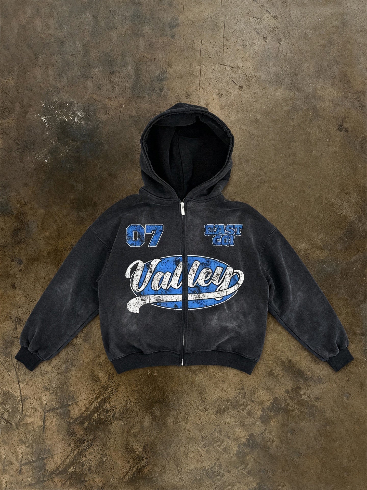 Hooded Zipper Sweatshirt