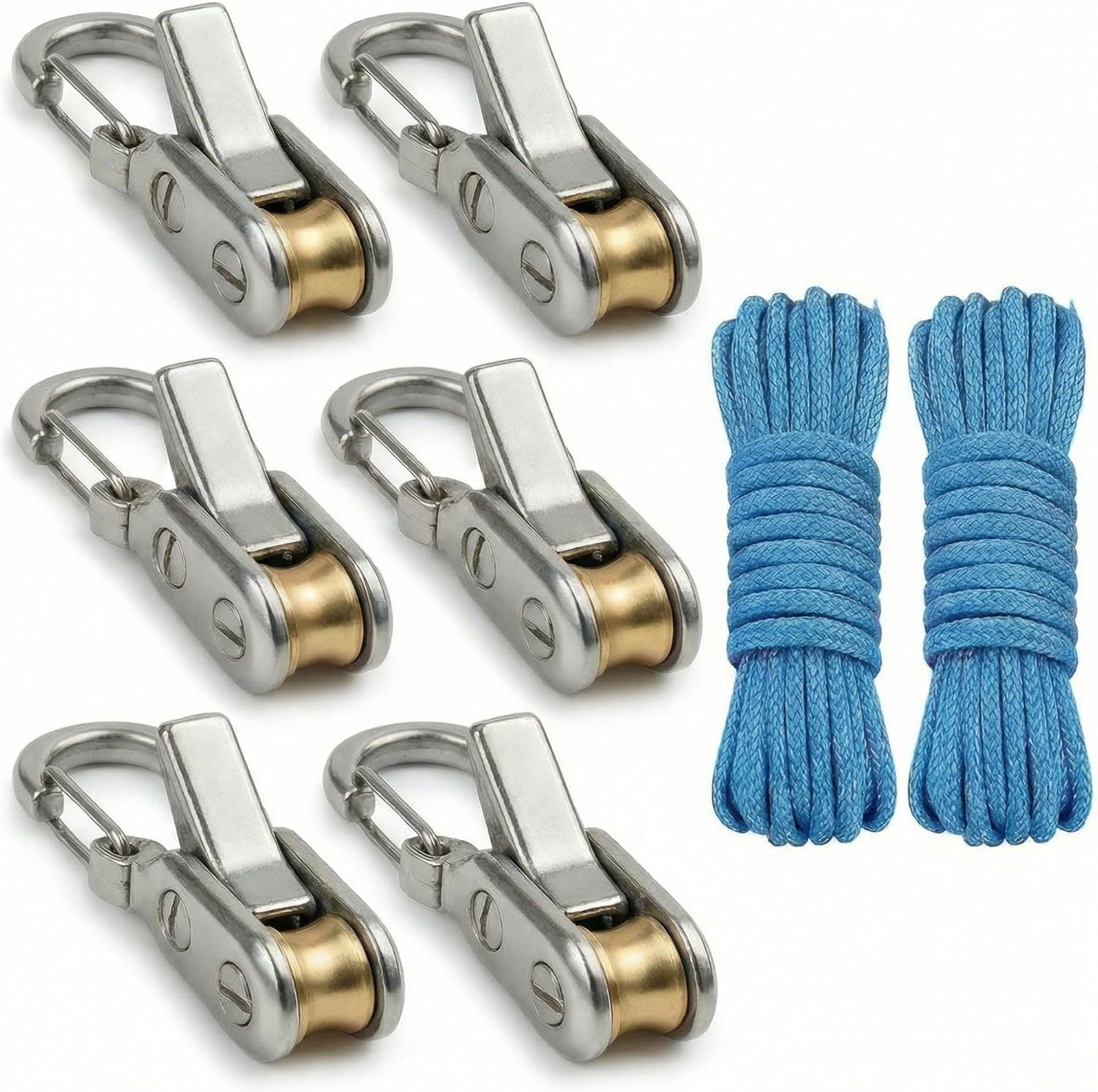 Hook rope fastening tool