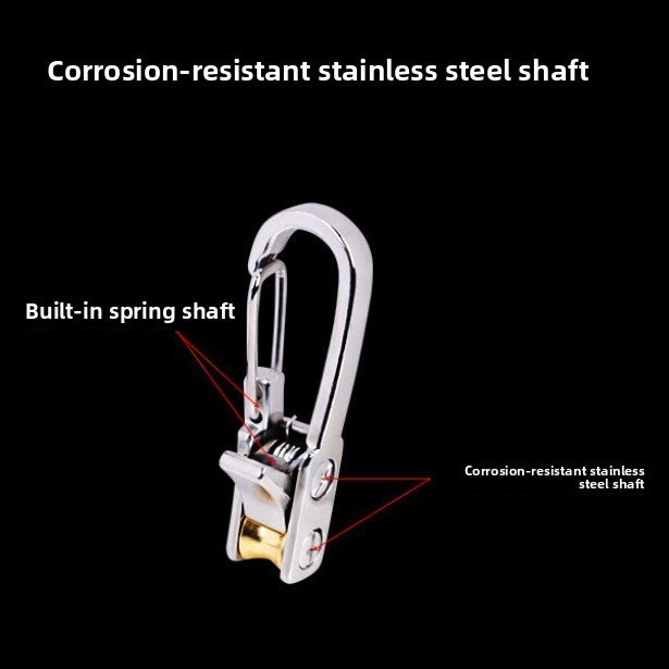 Hook rope fastening tool