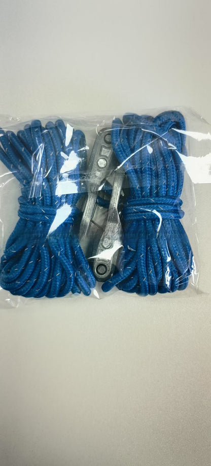 Hook rope fastening tool