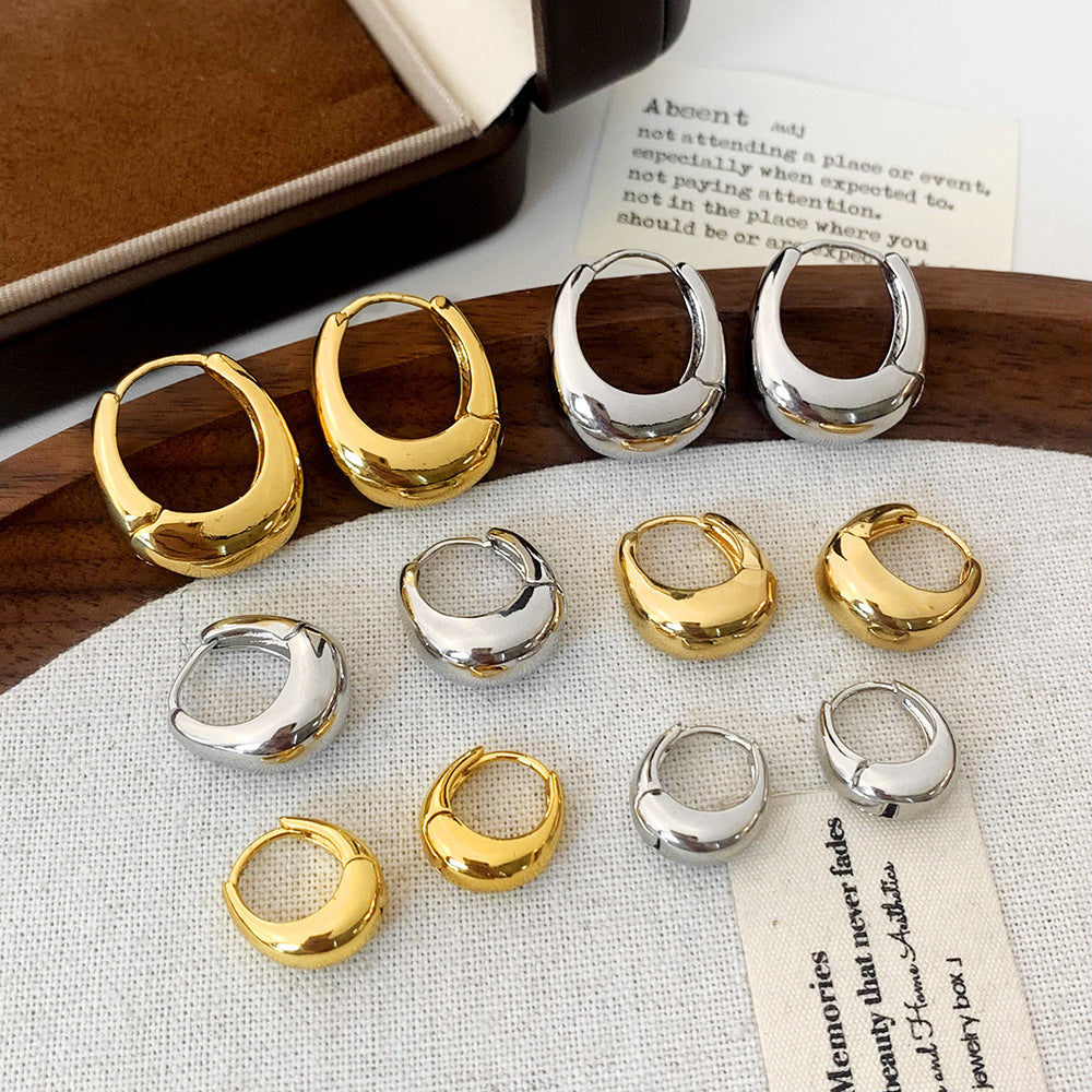 hoop earrings