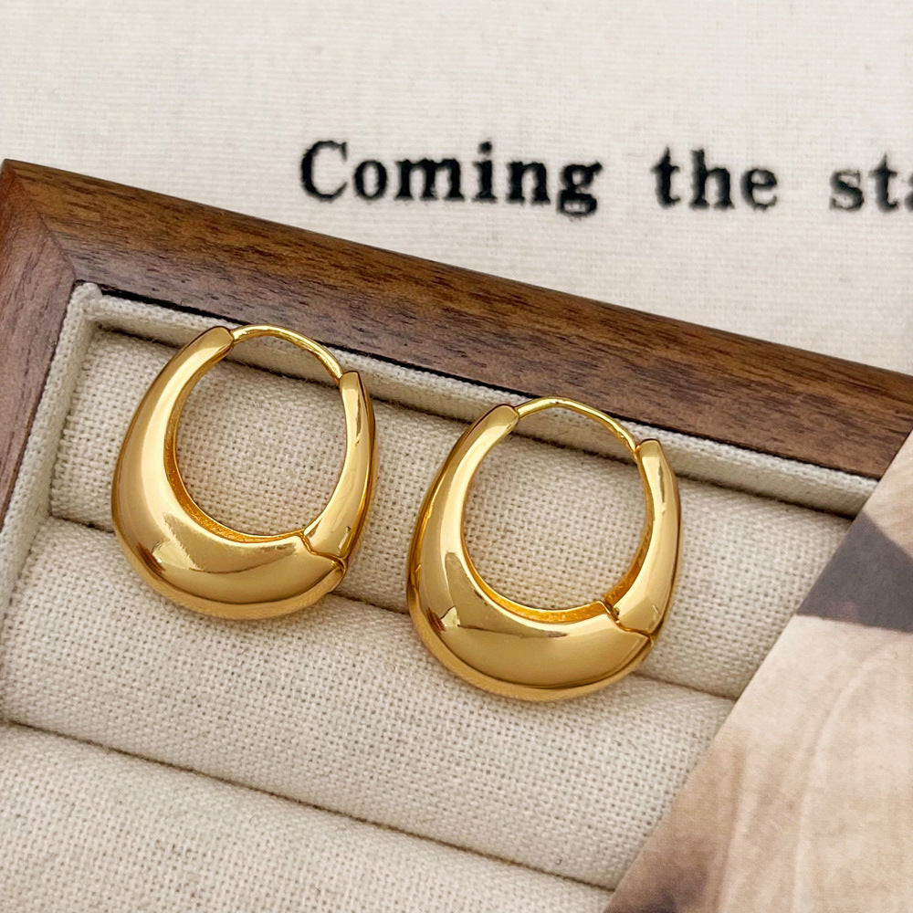 hoop earrings