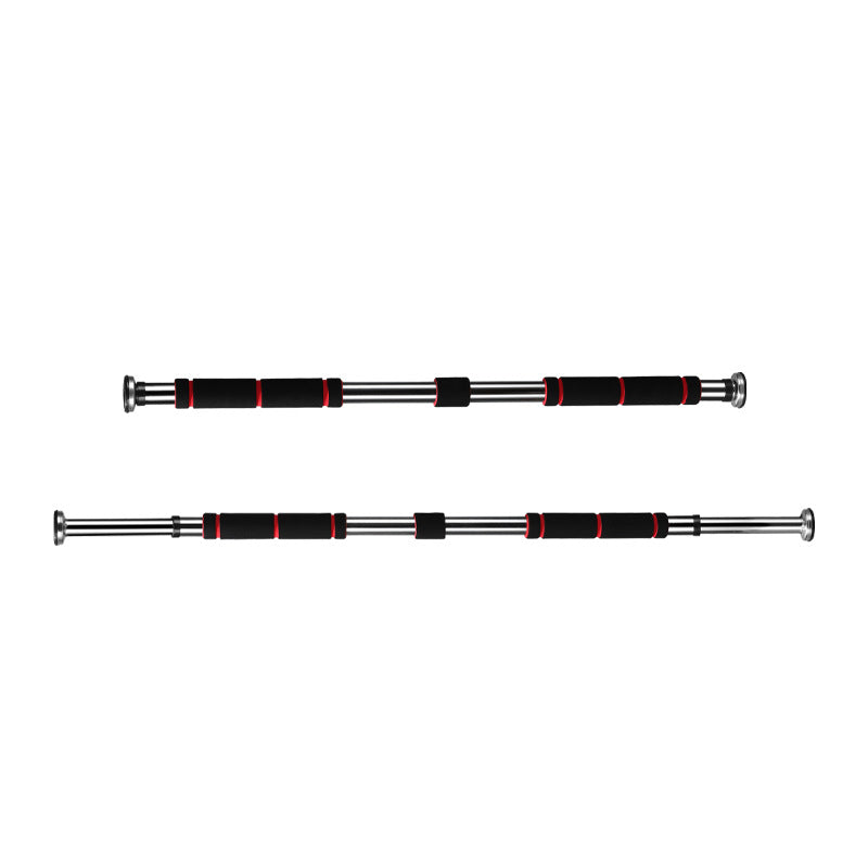 Horizontal bar on the indoor door without holes