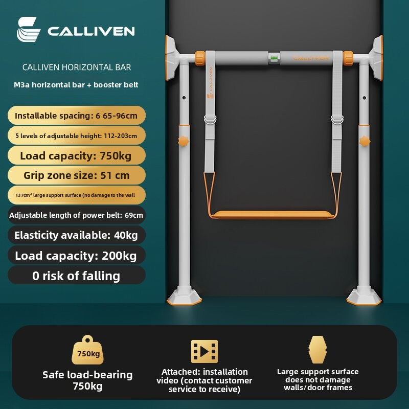 Horizontal bar pull-up booster belt adjustable training auxiliary belt elastic belt men's and women's indoor home fitness equipment
