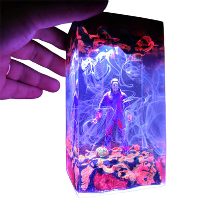 Horror Character Epoxy Resin Desktop Lamp