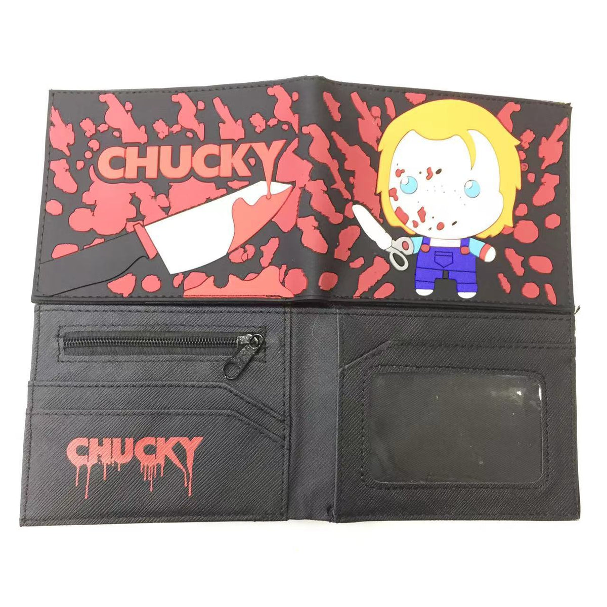 Horror Movie Ghost Baby Silicone Wallet