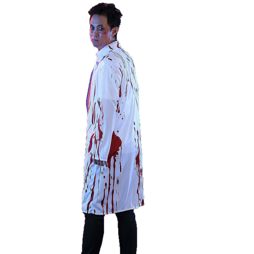 Horror Nurse Doctor Couple Costume