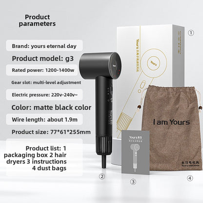 Hot and Cold Air Negative Ion Hair Dryer