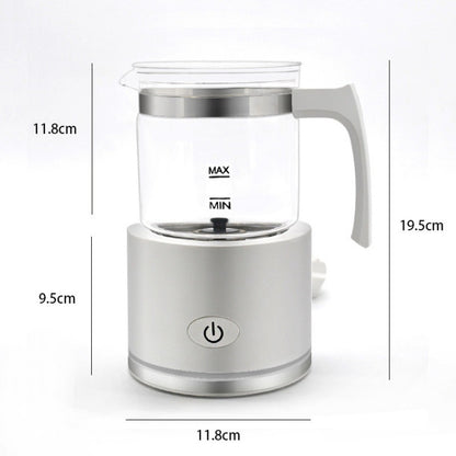 Hot and cold milk frother