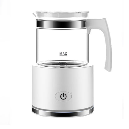 Hot and cold milk frother