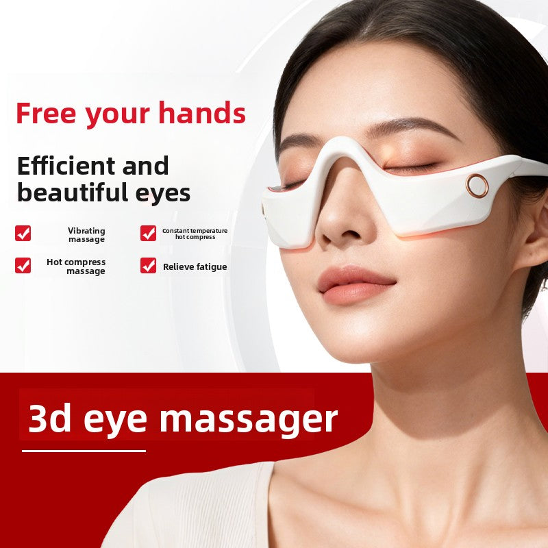 Hot Compress Eye Massager with Vibration