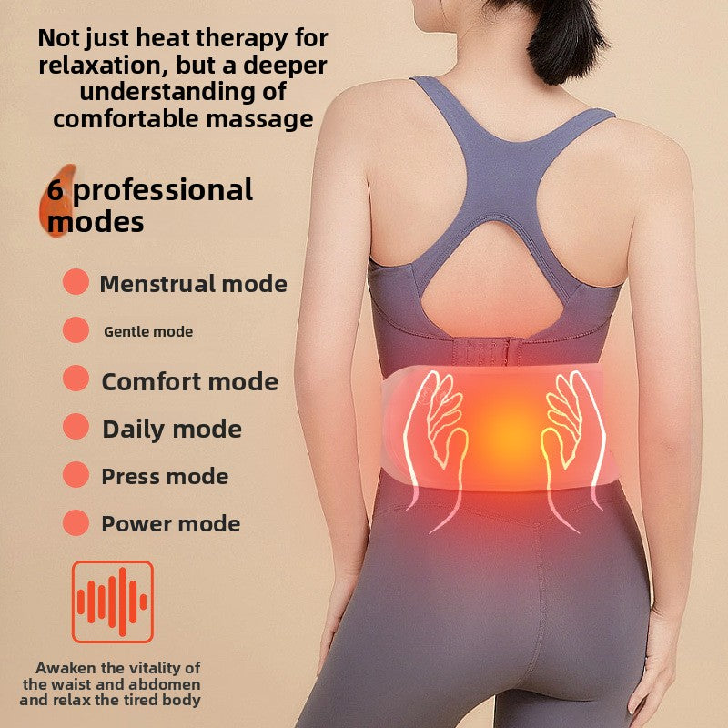 Hot compress massage device