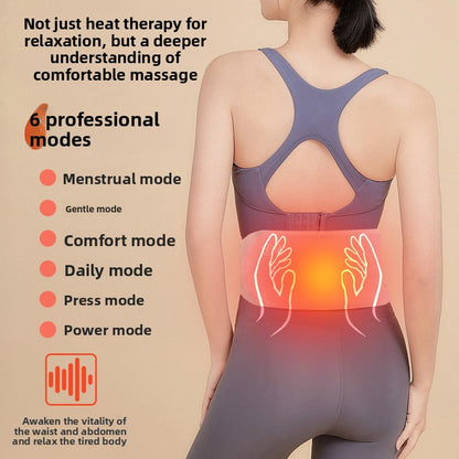 Hot compress massage device
