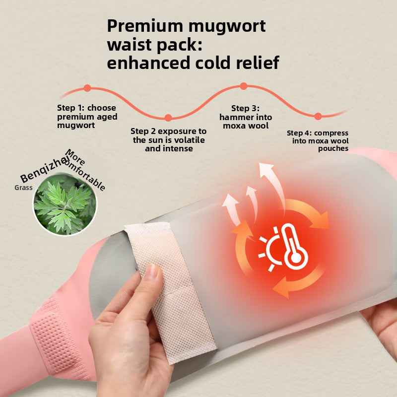 Hot compress massage device