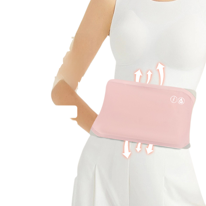 Hot compress massage device