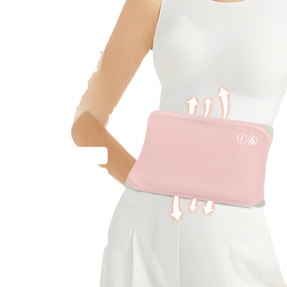 Hot compress massage device