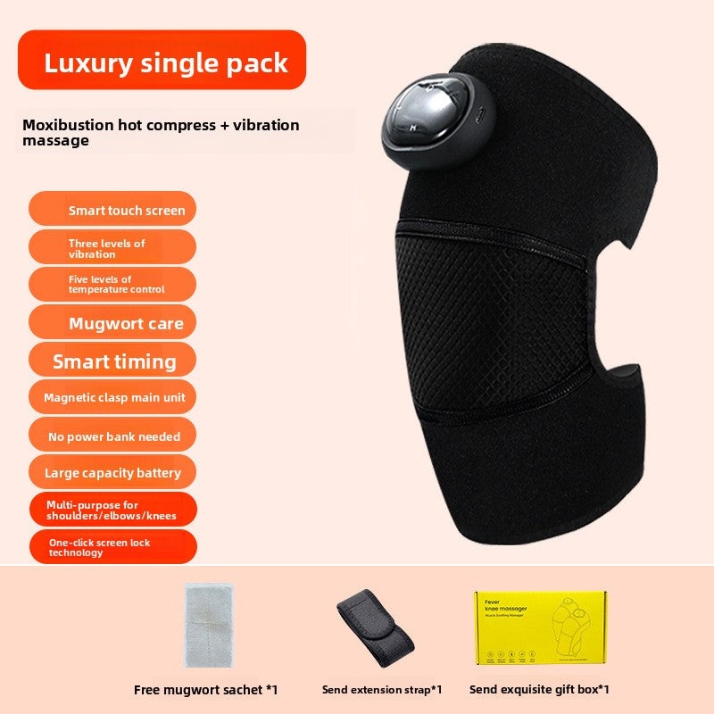 Hot compress massager