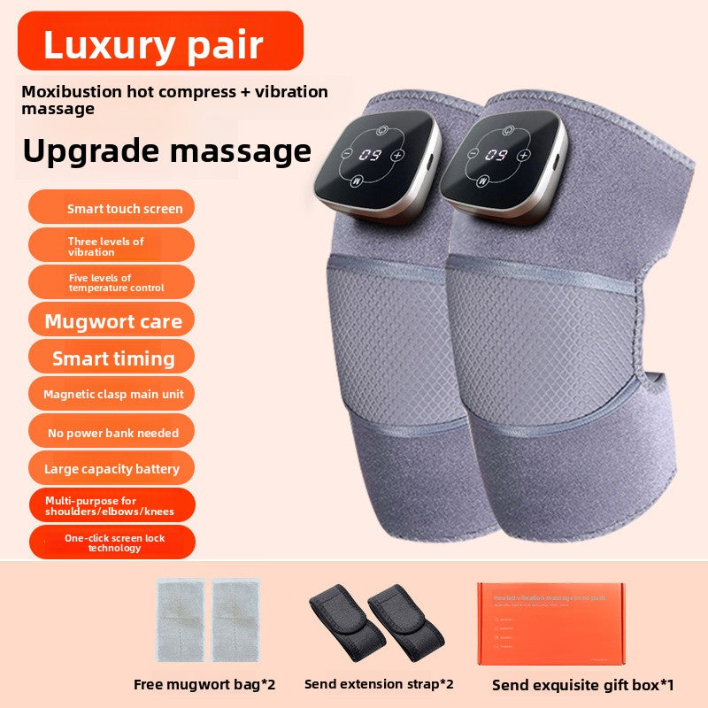 Hot compress massager