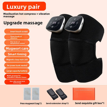 Hot compress massager