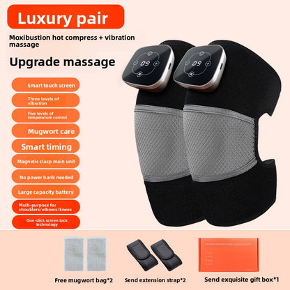 Hot compress massager