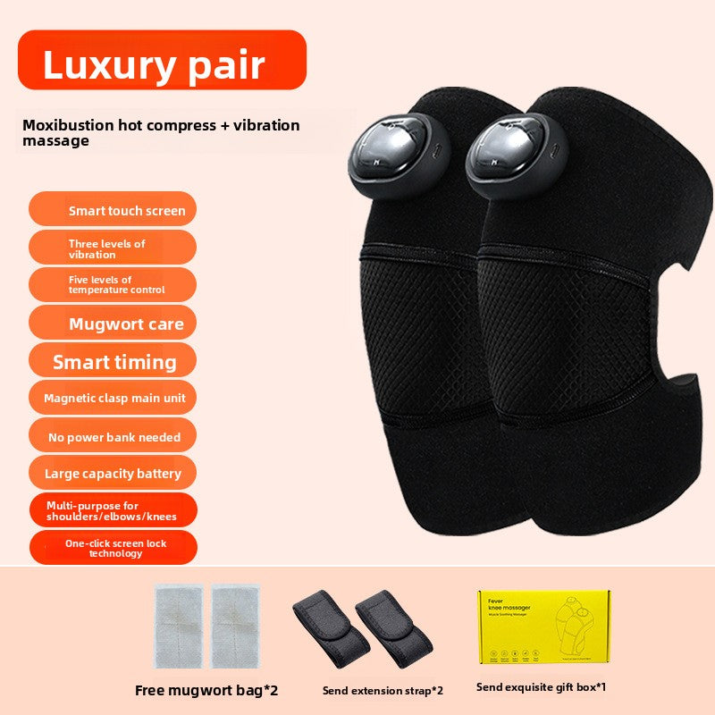 Hot compress massager