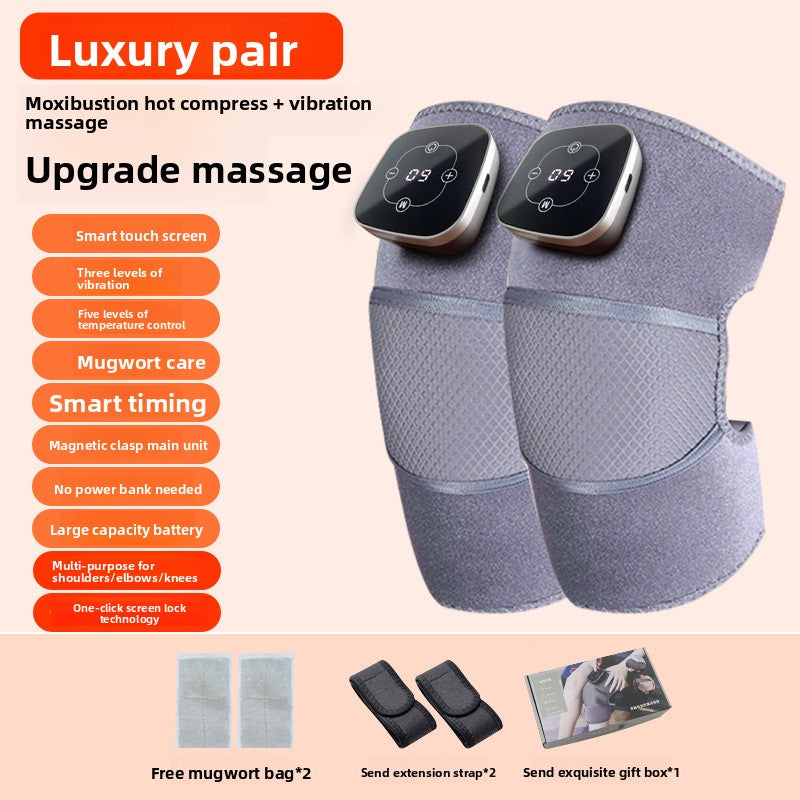 Hot compress massager