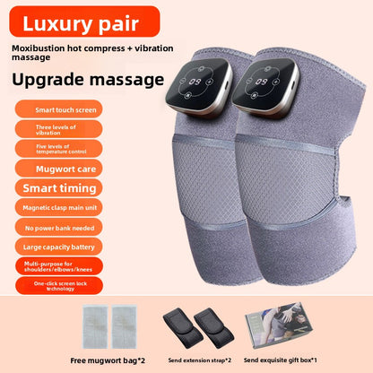 Hot compress massager