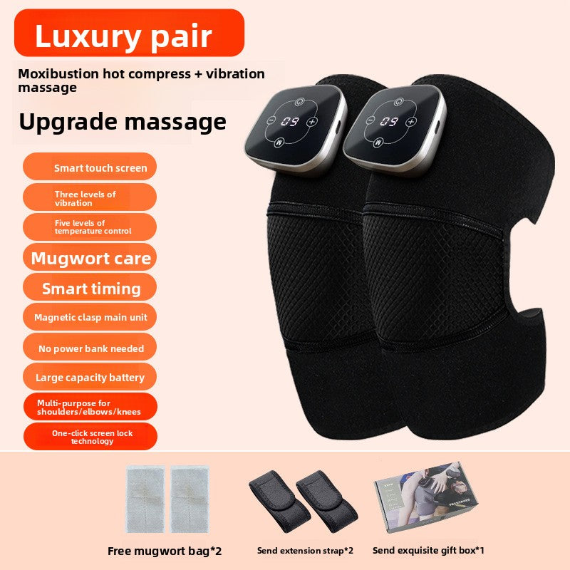 Hot compress massager