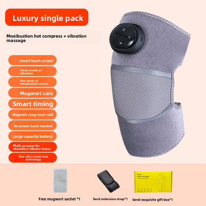 Hot compress massager