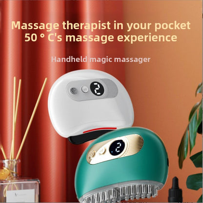 Hot compress massager