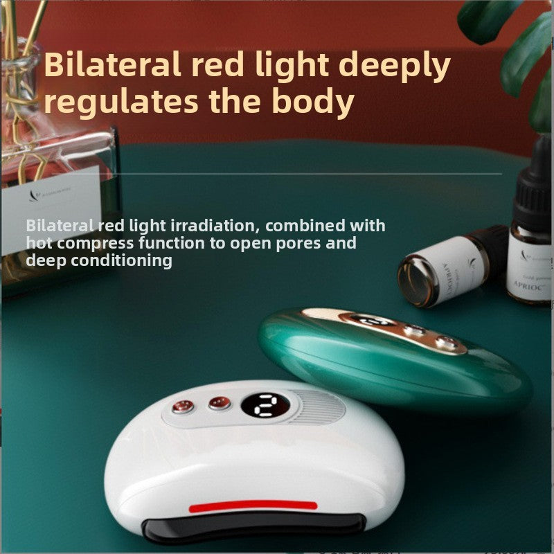Hot compress massager