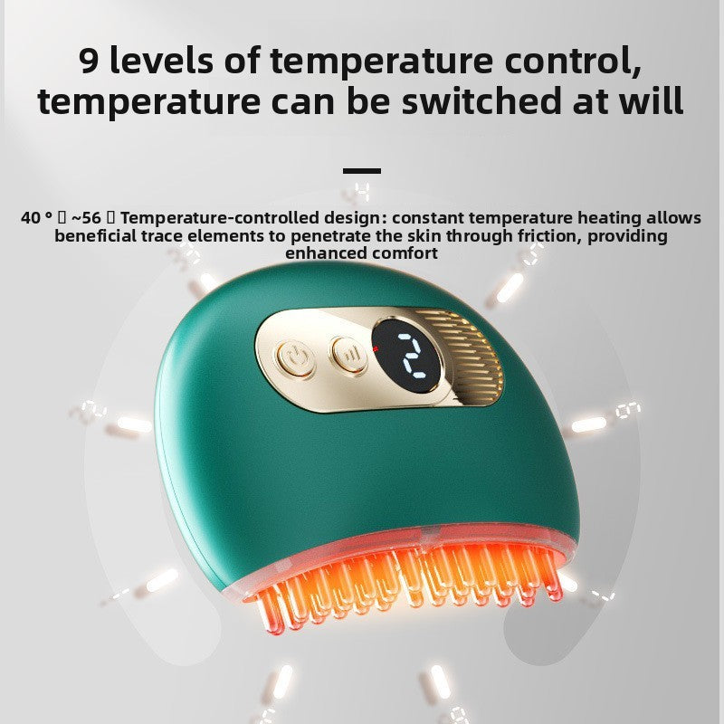 Hot compress massager