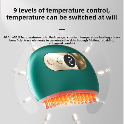 Hot compress massager