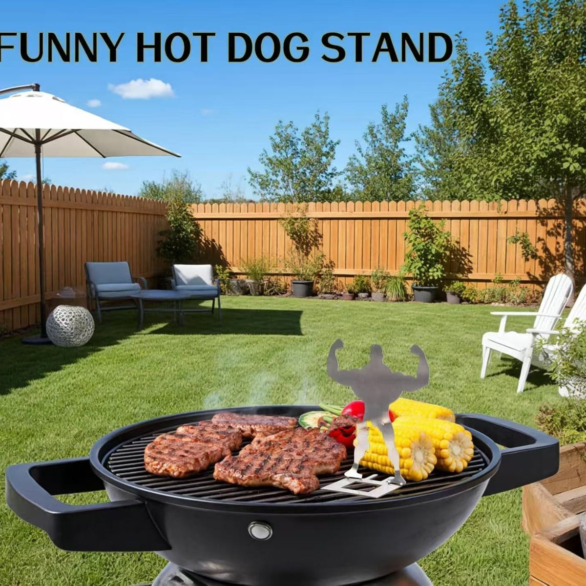 Hot dog rack