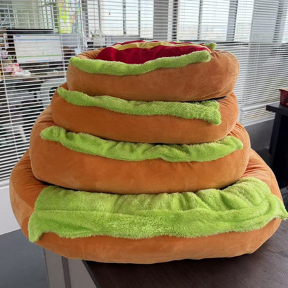 Hot Dog Shaped Pet Bed