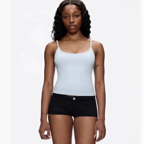 Hot Girl elastic mini halter top