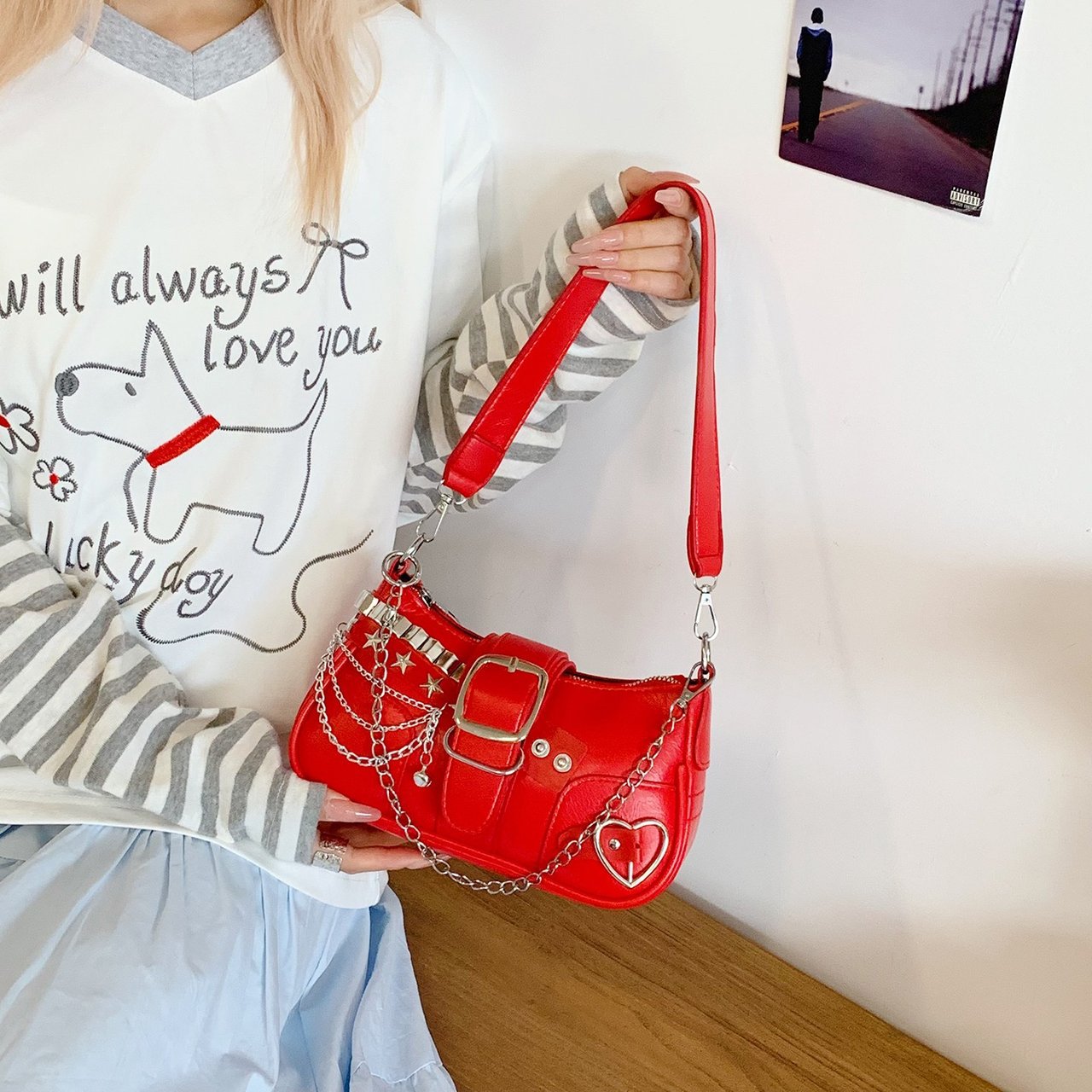 Hot girl underarm bag