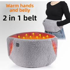 Gray USB Hand Waist Warmer
