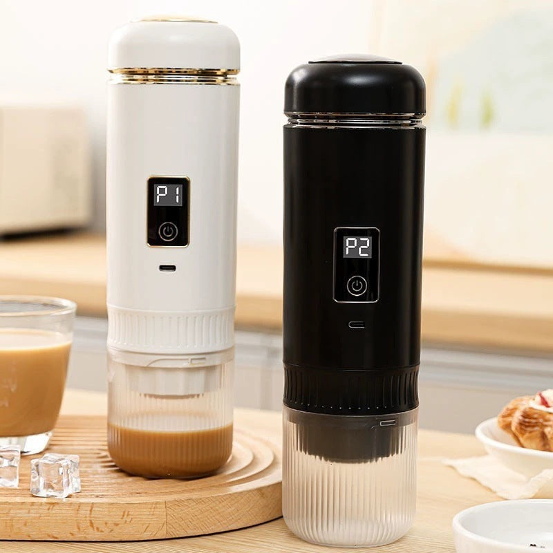 Hot water pump press coffee machine