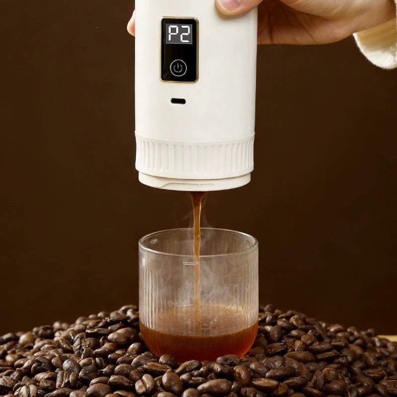 Hot water pump press coffee machine