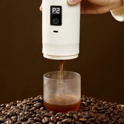 Hot water pump press coffee machine