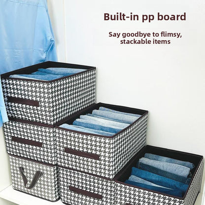 Houndstooth Foldable Storage Box
